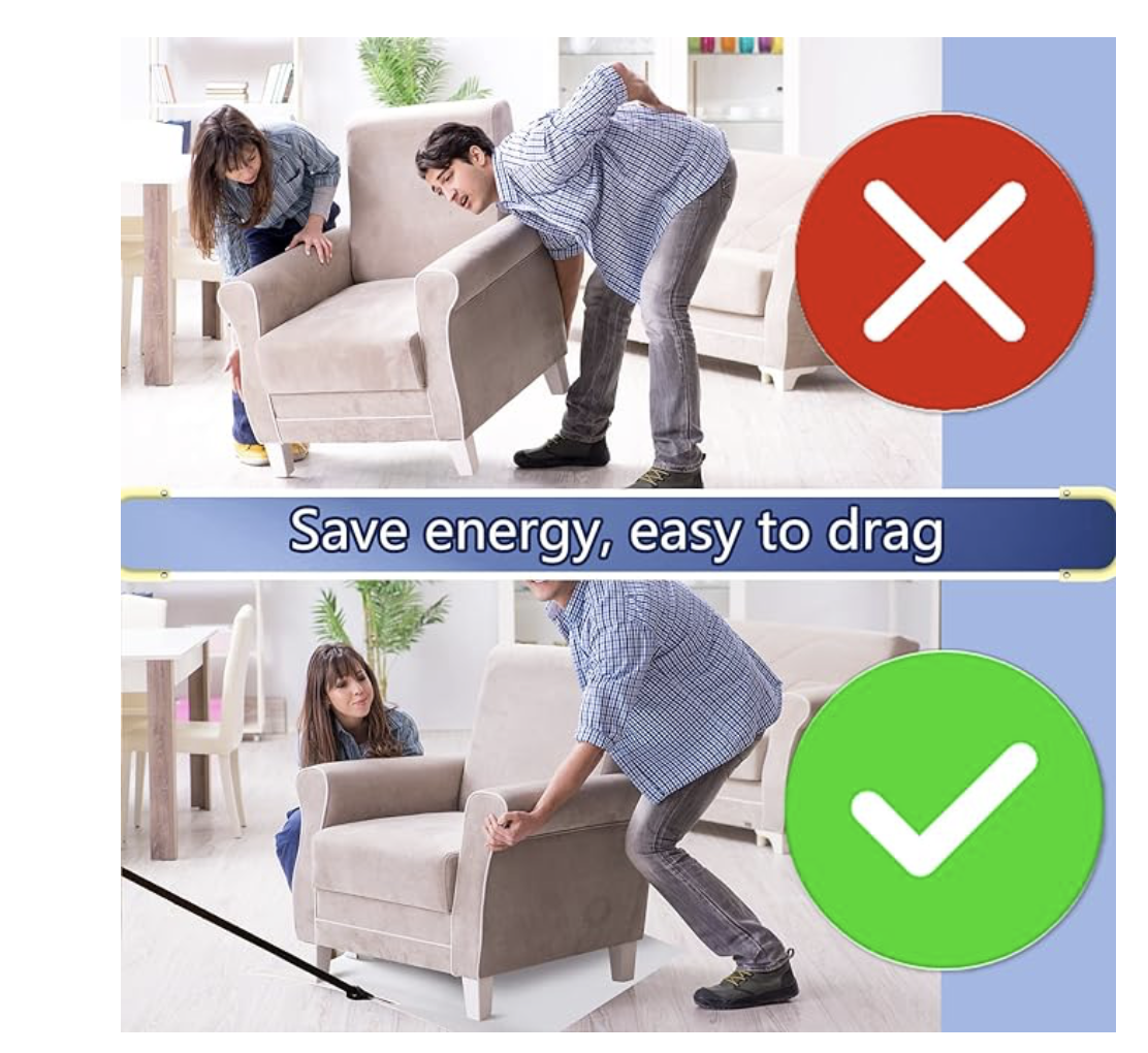 This 15lb chair requires a sliding mat?